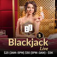 NJ Live Blackjack 5